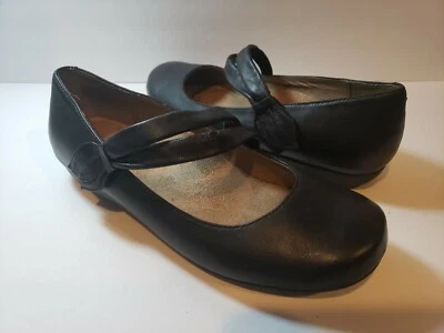 Abeo Bio Systems Women's Tiana Mary Jane Shoes Black Hook & Loop Flats - 6.5N  - Image 1 of 4