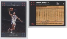 2007-08 Topps Chrome Jason Kidd #5 HOF
