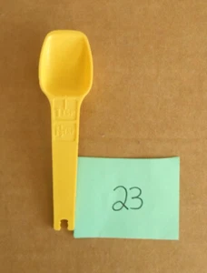 Tupperware Ersatz gelber Messlöffel 1-1/2 TL & 1 TL #1271-4 G23 - Bild 1 von 4