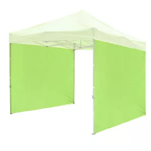 InstaHibit Universal Privacy Sidewall UV30+ Fits 10x10ft Canopy Gazebo 2 Pieces - Picture 1 of 10
