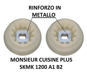 2 Giunto boccola metallo LIDL SILVERCREST Monsieur Cuisine Plus SKMK 1200 A1 B2 - Imagen 1 de 6