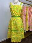 Super Cute "The Lilly" Lilly Pulitzer Butterfly Dress with Belt Vintage Size 14