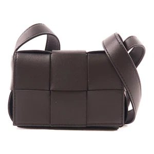 Bolso de Hombro BOTTEGA VENETA Candy Cassette 666688VMAY18425 Cuero Negro - Imagen 1 de 12