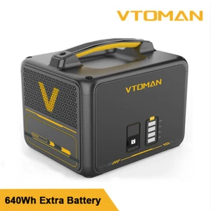 VTOMAN Jump 600X Extra Battery 640Wh LiFePO4 Backup Expansion Battery with BMS - Picture 1 of 10