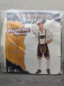 Oktoberfest Beerfest Men's Halloween Costume, Hat, Shorts, Shirt  - Size Medium - Picture 1 of 4