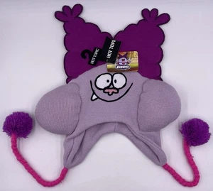 Cartoon Network Chowder Hot Topic Quaste Beanie Strickmütze - Flieder/Lila Rarität - Bild 1 von 17