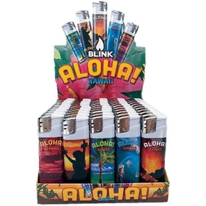 Paquete de 5 encendedores Blink surtidos diseño hawaiano - NUEVO - Imagen 1 de 1