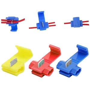 150 Pcs Quick Splice Wire Connectors, Solderless Snap Electrical Connector, Blue - Picture 1 of 12