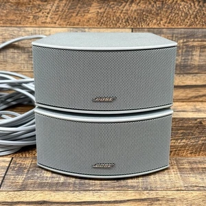 Bose AV3-2-1 Media Center Series II Silver Left & Right Side Speakers Only - Picture 1 of 13
