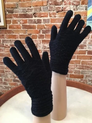 Steve Madden черный зигзаг сенсорный экран отлива перчатки женщин O/S новый - Изображение 1 из 3