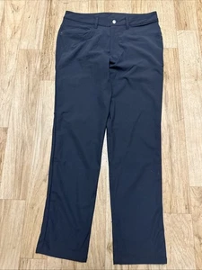 Lululemon ABC Classic-Fit Hose Warpstreme Herren Hose W32 32L anthrazit 5 Pocket - Bild 1 von 7