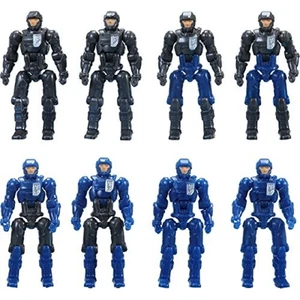DA-04 Dia-Naughts Set of 8 | Blue Black Version | Diaclone Reboot Takara Tomy - Picture 1 of 3