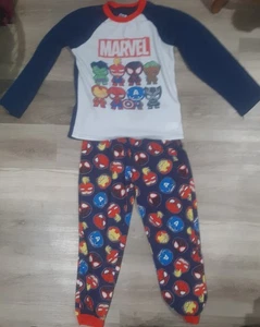 Marvel Pajamas Set Youth Size L 12/14 Marvel Avengers Pants & Long Sleeve Top - Picture 1 of 5