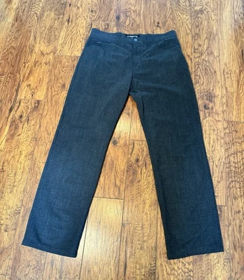 Pantalones de mezclilla de pierna recta gris oscuro Alberto para hombre talla 50 EE. UU. 34 Foto 1 de 4