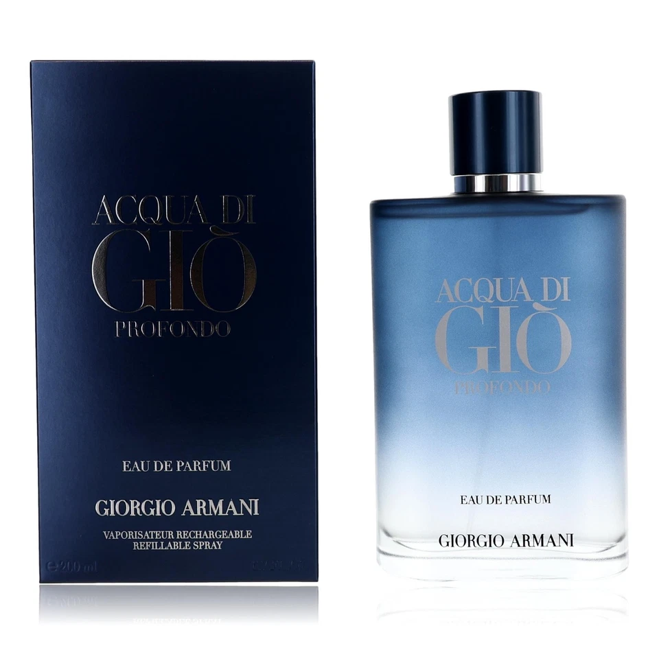 Acqua Di Gio Profondo por Giorgio Armani, 6,7 OZ eau de parfum spray para hombres Foto 1 de 1