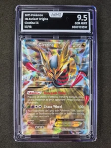 2015 Pokemon Giratina EX, Ancient Origins, AOG 9.5 Gem Mint, 57/98 EN - Bild 1 von 2