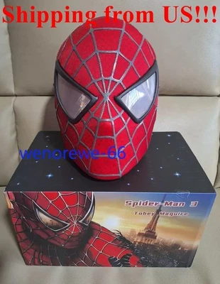 EN NOSOTROS!!! Máscara roja Spiderman Tobey Maguire transpirable 3D capucha sombreros en caja regalo Foto 1 de 4