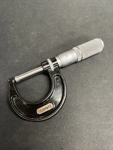 VINTAGE STARRETT NO. 436-1 IN. MICROMETER CALIPER MADE IN THE USA  - Picture 1 of 6