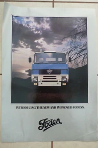 Foden lorries trucks - original period poster  - Picture 1 of 1