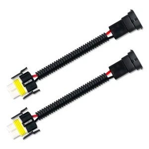 Cable de extensión H11 H8 enchufe de cerámica arneses de cableado faros baja niebla reparaciones - Imagen 1 de 8