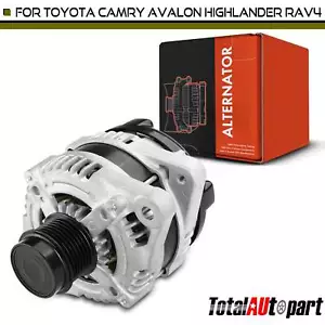Alternator for Lexus RX350 Toyota Camry RAV4 Highlander V6 3.5L 100A CW 7 Groove - Picture 1 of 8