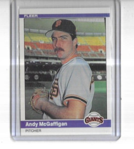 1984 Fleer #382 Andy McGaffigan San Francisco Giants