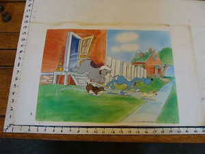 1987 FOOFUR ORIGINAL CEL ART from Foofur Saves the Day: page 6 - Picture 1 of 3