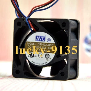 1pc AVC DS04020B12L 12V 0.10A 4cm 4020 3-wire Double Ball Cooling Fan - Picture 1 of 2