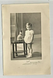 C.P.A PHOTO D'ENFANT AVEC JOUET - Imagen 1 de 1