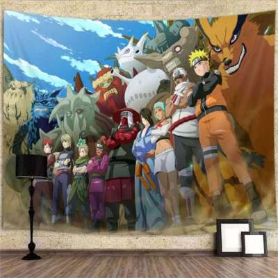 Anime Figur Poster XXL Wandteppich Wandbehang Fototapete Hintergrund - Bild 1 von 4