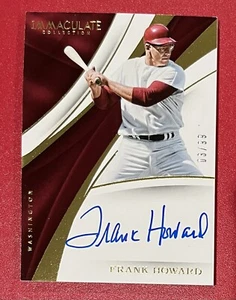 2017 Panini Immaculate Collection Frank Howard signature card no. IS-FH #’d /99 - Picture 1 of 2