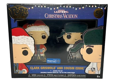 Funko Pop! Pin National Lampoon's Christmas Vacation Clark Griswold Cousin Eddie Foto 1 de 3