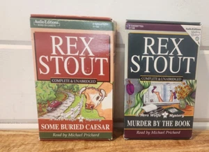 Murder by the Book and Some Buried Caesar by REX STOUT  (6 Cassettes each) 1995 - Bild 1 von 6