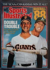 1997 SPORTS ILLUSTRATED WILL CLARK MARK MCGWIRE #175 GIANTS ATHLETICS 