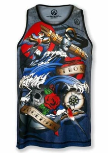 INKnBURN Men's Anchor Singlet (2XL) - Picture 1 of 5