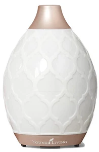 Young Living Desert Mist White Essential Oil Diffuser with Light