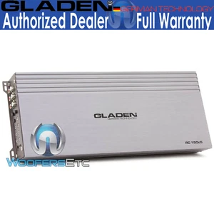 GLADEN RC150C5 5-CHANNEL 1040W RMS COMPONENT SPEAKERS SUBWOOFER AMPLIFIER NEW - Picture 1 of 7