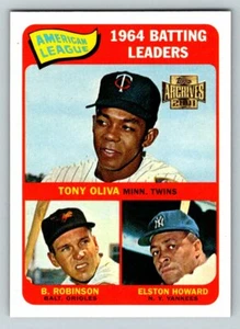 2001 Topps Archives #209 AL Batting Leaders 65 - Picture 1 of 2