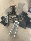 Wwe Figures Belts And Accessories Lot Preowend Ladder Chairs Mattel 
