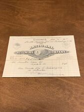 National Refining Company Cleveland Ohio 1906 Invoice Receipt - Rare 