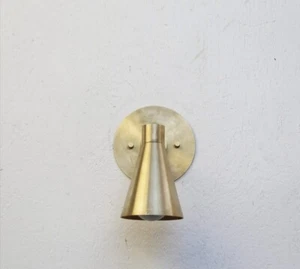 Moderno accesorio de pared de mediados de siglo de metal 1 lámpara de aplique... - Imagen 1 de 8
