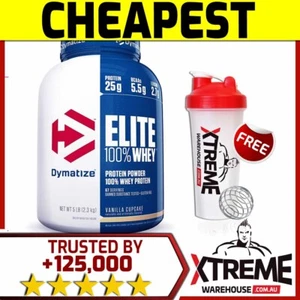 DYMATIZE ELITE WHEY 2.26KG 5LB // WPI PROTEIN ISOLATE POWDER < - Picture 1 of 1