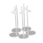 5Pcs Transparent Doll Stand Display Holder Waist Foot Support  for  Doll
