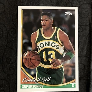 1993-94 Topps #221 Kendall Gill Basketball Card - Picture 1 of 2