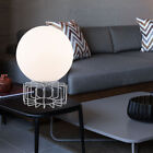 Leselampe Tischlampe Tischleuchte Schlafzimmer Gitter Industriell Glaskugel LED