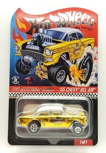 Hot Wheels RLC 2019 Selezioni Serie '55 Chevy Bel Air Gasser - Biondo Sporco - Foto 1 di 10