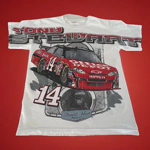 T-shirt vintage Tony Stewart #14 AOP Stewart-Haas Racing Office Depot NASCAR, M - Foto 1 di 17