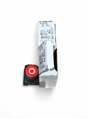 Schneider Harmony XB5-AA4322 22mm Red Stop Push Button 1NC ZBE-102 Set of 2 - Image 1 of 4