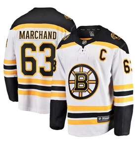Camiseta deportiva talla 2XL Fanatics Brad Marchand blanca Boston Bruins visitante Premier Breakaway - Imagen 1 de 4