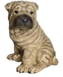 Toscano Shar pei Statue New In Box 24 cm tall.  - Picture 1 of 4
